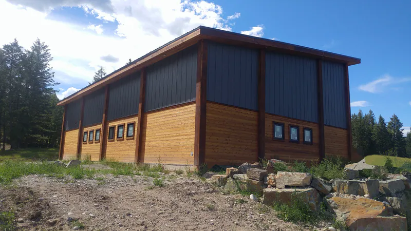 Timberframe barndominium, Barndominium Flathead Montana Style by Built Right in Montana