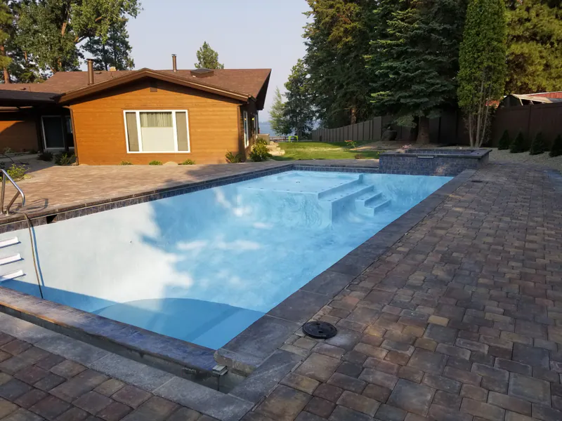 A finished lakefront remodel on Flathead Lake, the kind of work we do near Lakeside
