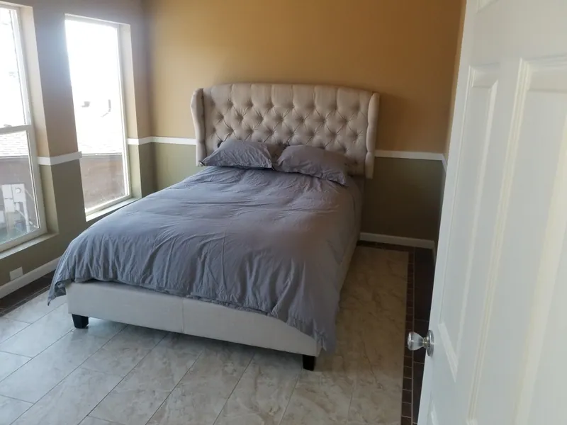 Custom tile with a border, by Built Right in Montana