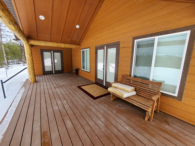 Montana covered outdoor living, Glacier Park Retreat by Built Right in Montana
