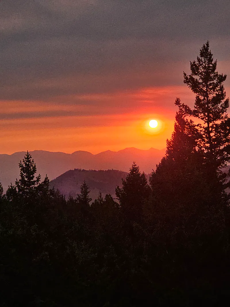Mountain retreat view from the deck, Kalispell Montana Mountain Views by Built Right in Montana