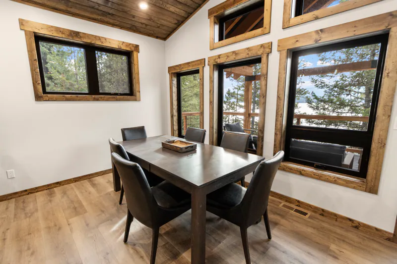 Spacious dining, Montana Lakefront Luxury Retreat by Built Right in Montana