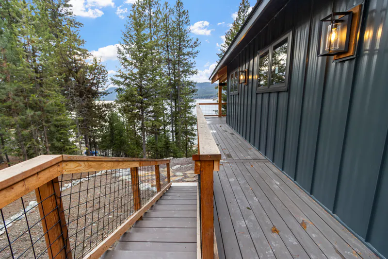 View the lake or go swimming, Montana Lakefront Luxury Retreat by Built Right in Montana
