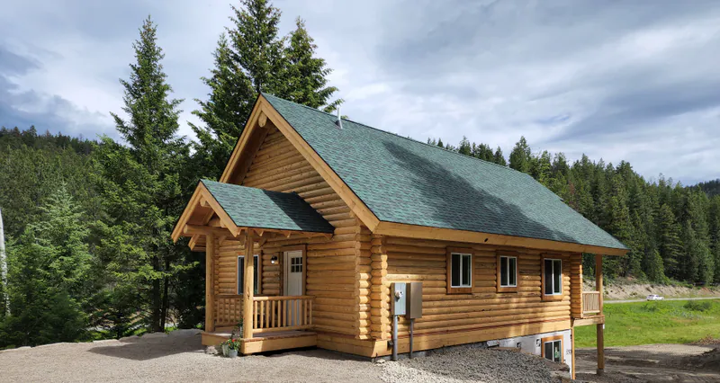 Beautiful meadow views, Montana Luxury Log Cabin by Built Right in Montana