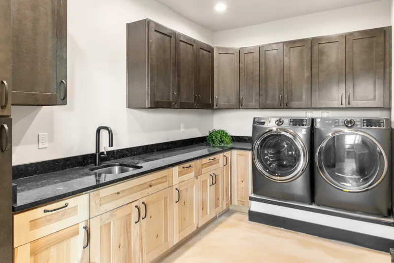 Ultimate laundry, Mountain Modern Living Flathead Montana by Built Right in Montana
