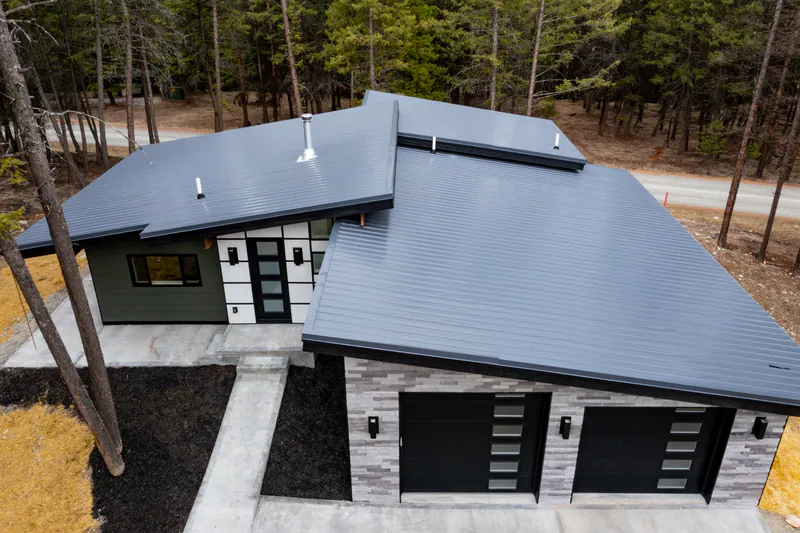 Fire resistant roof, Modern Living Montana Built by Built Right in Montana