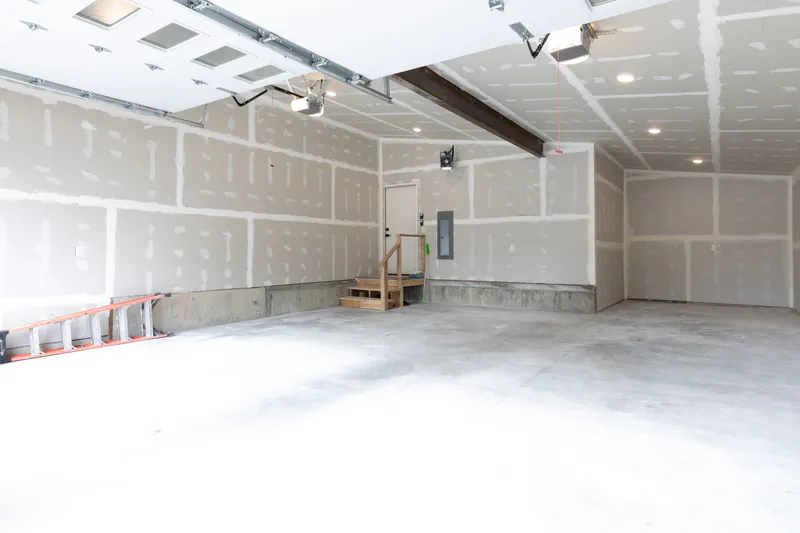 Large garage and work space, Modern Living Montana Built by Built Right in Montana