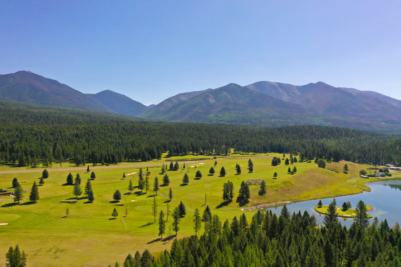 View from the deck, Modern Living Montana Built by Built Right in Montana