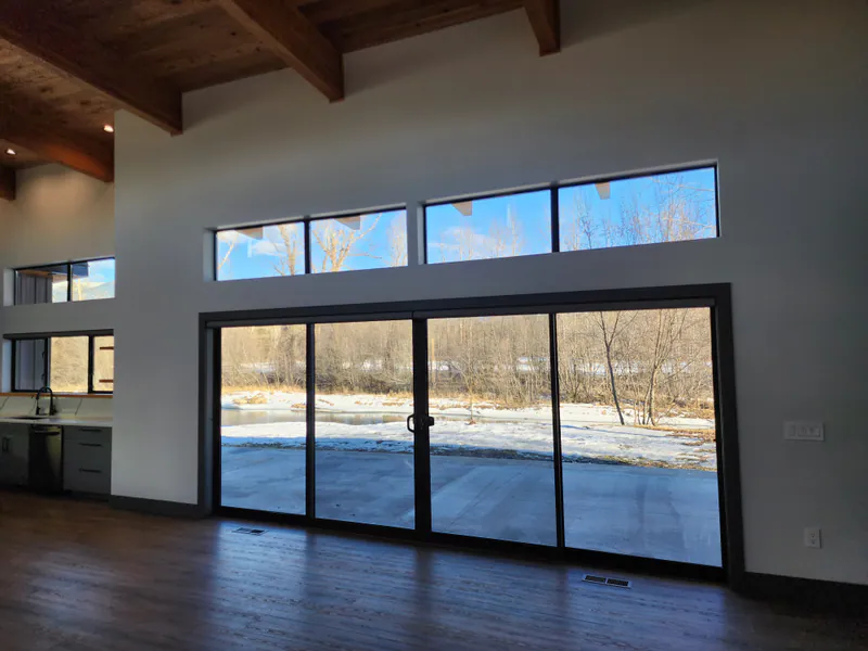 Window wall, River Frontage Montana Style by Built Right in Montana